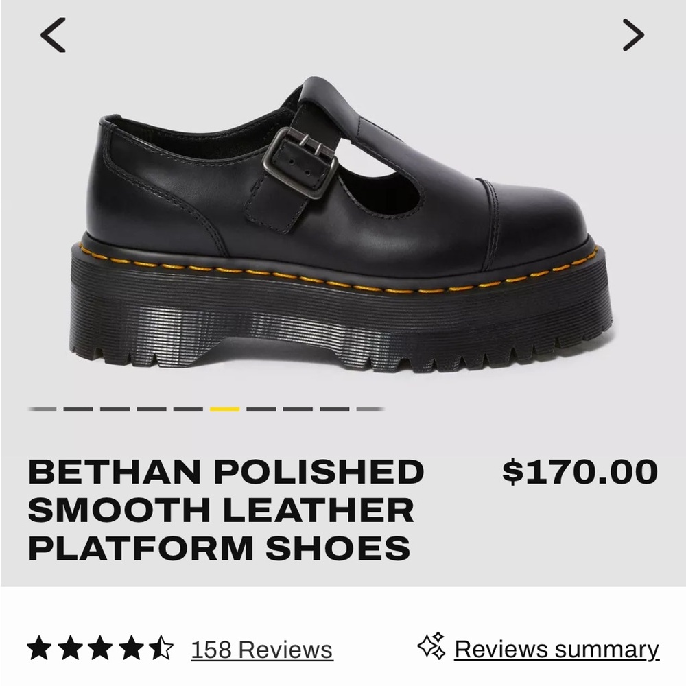 NEW Dr Martens Bethan Platform Mary Janes - Picture 6 of 15